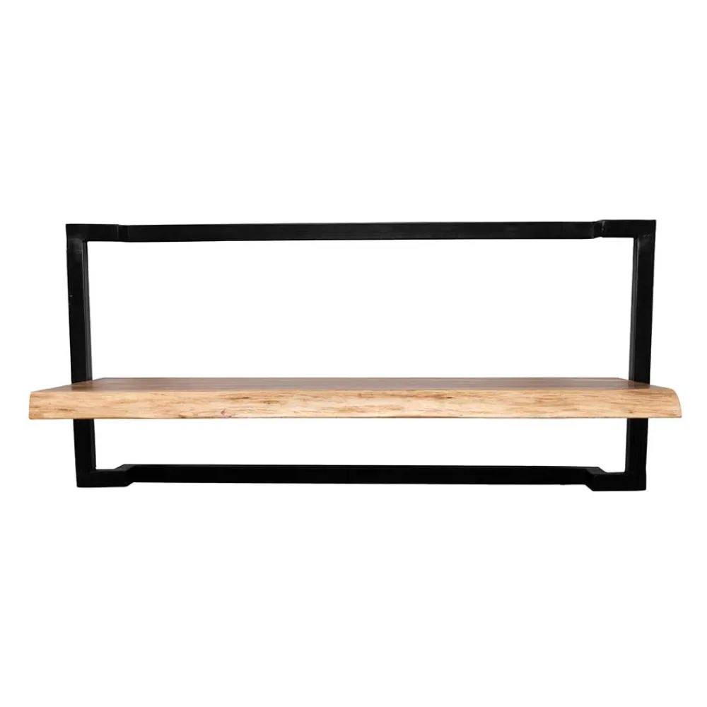 Wohnen Industrial Wandboard aus Akazie Massivholz - Ian