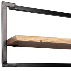 Wohnen Industrial Wandboard aus Akazie Massivholz - Ian