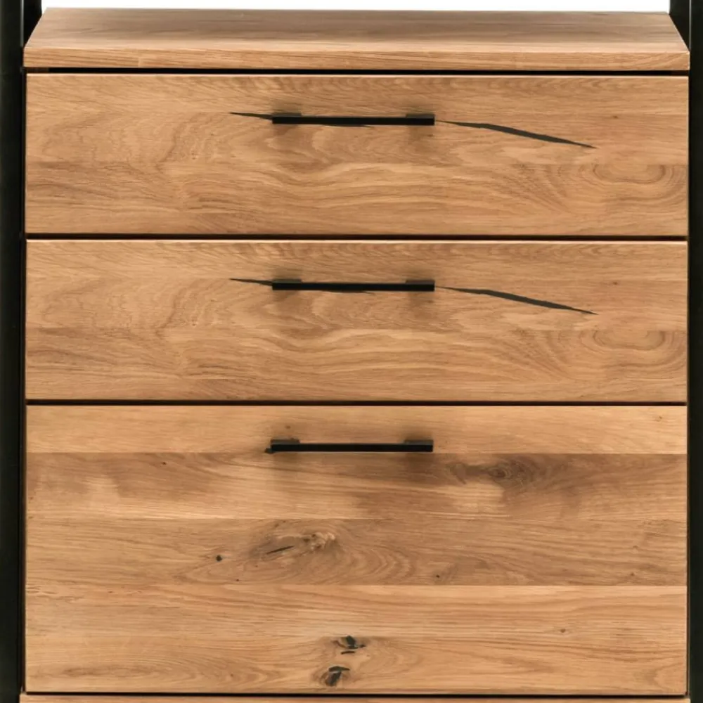 Wohnen Loft Möbel|Industrial Möbel*Industrial-Design-Highboard mit Ablage - Ingbo