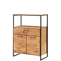 Wohnen Industrial-Kommode aus Wildeiche Massivholz - Ingbo