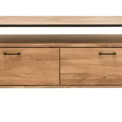 Wohnen Industrial-TV-Board aus Wildeiche Massivholz - Ingbo