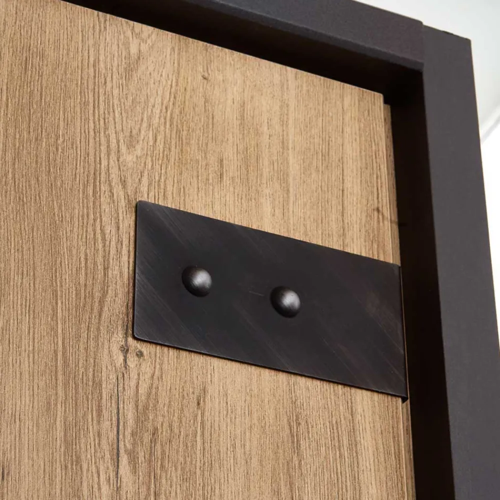 Wohnen Industry Kleiderschrank mit 200 cm Breite - Bram