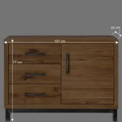 Wohnen Flurkommoden*Industry Kombi-Kommode 1-türig - Mulcian