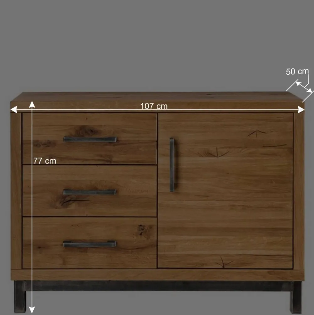 Wohnen Flurkommoden*Industry Kombi-Kommode 1-türig - Mulcian