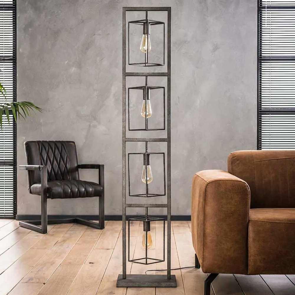 Wohnen Lampen & Leuchten*Industry Standleuchte mit 4 Lampen - Cranzo