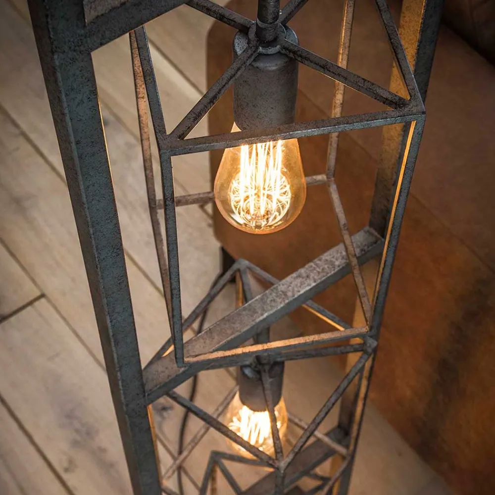 Wohnen Lampen & Leuchten*Industry Standleuchte mit 4 Lampen - Cranzo