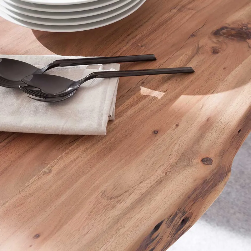 Wohnen Industry Style Esstisch mit Baumkanten - Lymesca