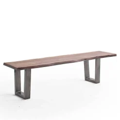 Wohnen Industry Style Küchenbank in Walnuss Braun - Learys