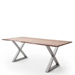 Wohnen Industry Tisch mit Naturkanten - Tiber