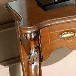 Wohnen Braune Möbel|Sideboards & Kommoden*Italienischer Konsolentisch mit einer Schublade - Carlenna