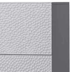 Wohnen Japandi Barschrank in Hellgrau - Looning