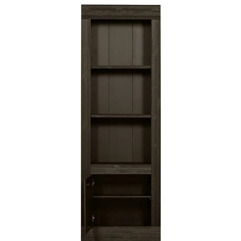 Wohnen Japandi Regal mit drei Fächern und Tür - Bocca