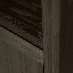 Wohnen Japandi Regal mit drei Fächern und Tür - Bocca