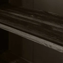 Wohnen Japandi Regal mit drei Fächern und Tür - Bocca