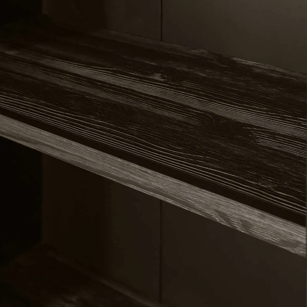 Wohnen Japandi Regal mit drei Fächern und Tür - Bocca