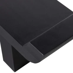 Wohnen Japandi Wohnraumbank in Schwarz - Belafoma