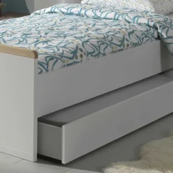 Wohnen Weiße Möbel|Jugendzimmer Komplett*Jugend Schlafzimmer Möbel in Weiß - Eldrus (dreiteilig)