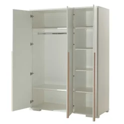 Wohnen Weiße Möbel|Jugendzimmer Komplett*Jugend Schlafzimmer Möbel in Weiß - Eldrus (dreiteilig)