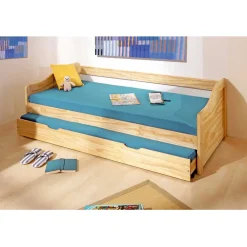 Wohnen Jugendzimmer Komplett|Kinderzimmer Komplett*Jugend Schlafzimmermöbel Set Nabrosia aus Kiefer Massivholz (zweiteilig)