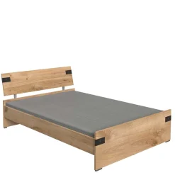 Wohnen Loft Möbel|Industrial Möbel*Jugendbett in Plankeneiche NB - Uletria