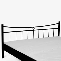 Wohnen Jugendbetten*Jugendbett Lioberta aus schwarzem Metall (zweiteilig)