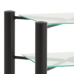 Wohnen Jugendbetten*Jugendbett Lioberta aus schwarzem Metall (zweiteilig)