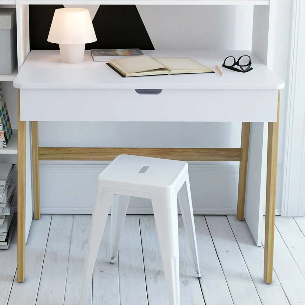 Wohnen Jugendschreibtisch im Skandi Design - Drian