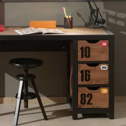 Wohnen Jugendzimmer Einrichtung Krefos aus Kiefer teilmassiv (zweiteilig)