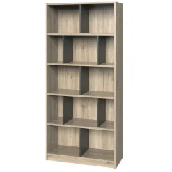 Wohnen Graue Möbel|Jugendzimmer Komplett*Jugendzimmer in Eiche San Remo Optik - Jilamenda (siebenteilig)