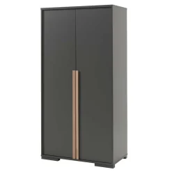 Wohnen Jugendzimmer Möbel in Anthrazit - Navlius (vierteilig)