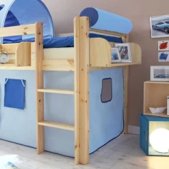 Wohnen Kinderbetten*Jungen Hochbett Docking mit Tunnel