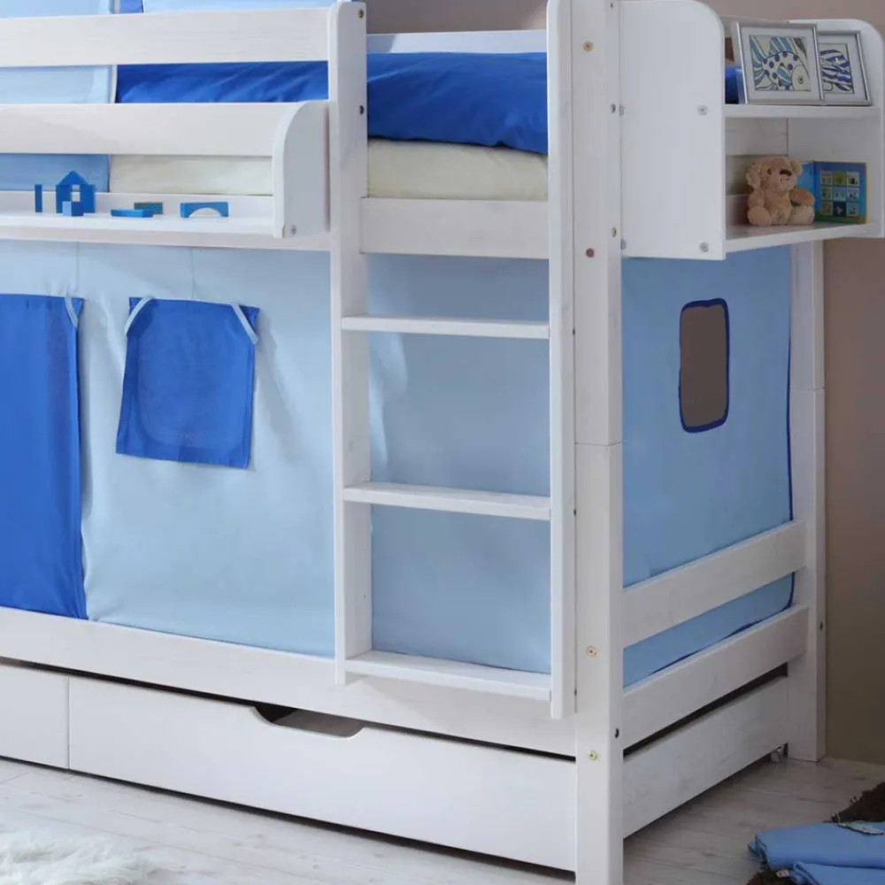 Wohnen Kinderbetten*Jungenzimmer Stockbett aus weißer Kiefer - Response