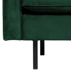 Wohnen Kantiger Polstersessel in Grün Velvet - Distroit