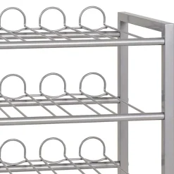 Wohnen Graue Möbel|Küchenregale*Küchen Flaschenregal Praki aus Stahlrohr