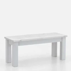 Wohnen Küchenbank in Weiß aus Kiefer - Molzau