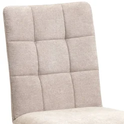 Wohnen Küchenstühle|Esszimmerstühle*Küchen-Drehstühle in Beige und Schwarz - Yvons (2er Set)