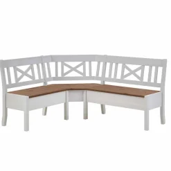 Wohnen Braune Möbel*Kücheneckbank Barlad mit Truhe