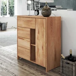 Wohnen Küchenkommode Salomonia aus Kernbuche Massivholz