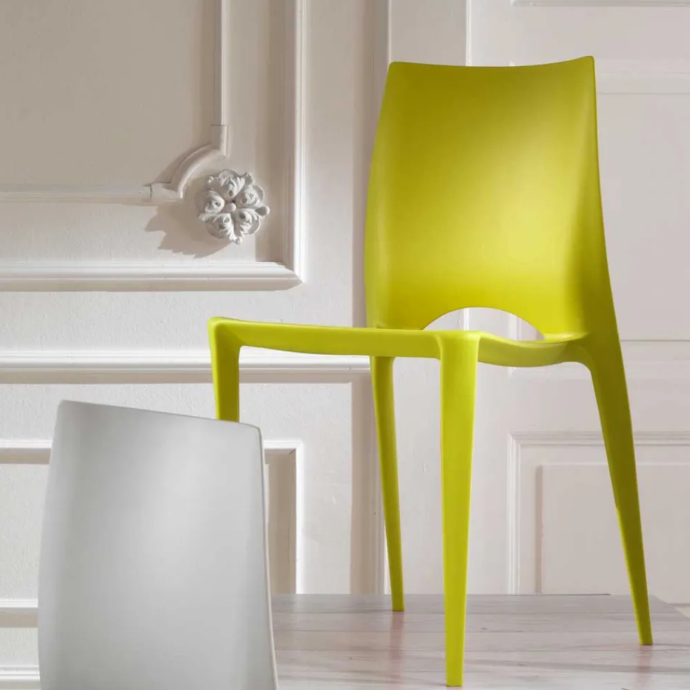 Wohnen Küchenstuhl Annbrit in Hellgrün (4er Set)