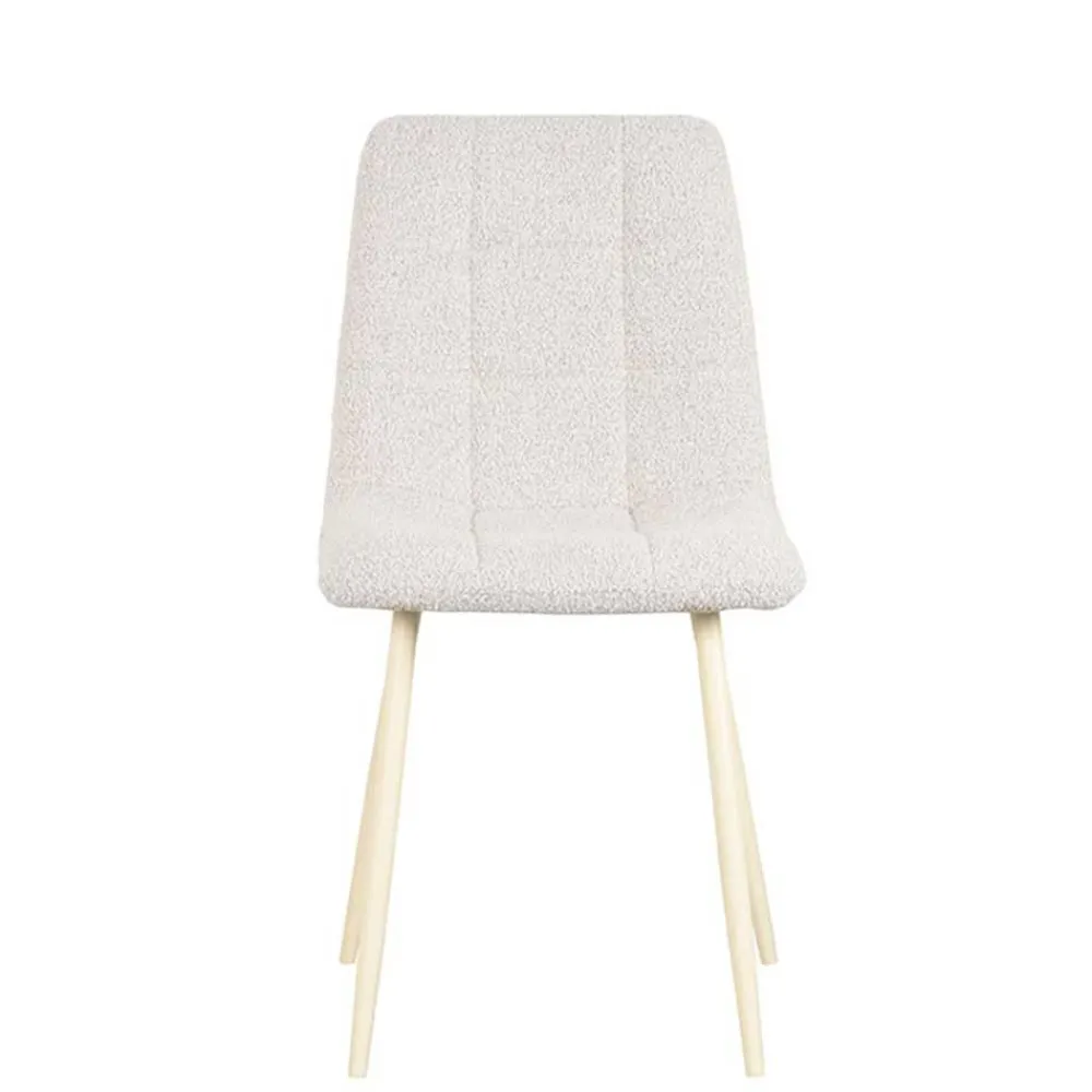 Wohnen Weiße Möbel*Küchenstuhl in Champagner und Weiß - Shake