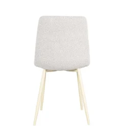 Wohnen Weiße Möbel*Küchenstuhl in Champagner und Weiß - Shake