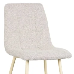 Wohnen Weiße Möbel*Küchenstuhl in Champagner und Weiß - Shake