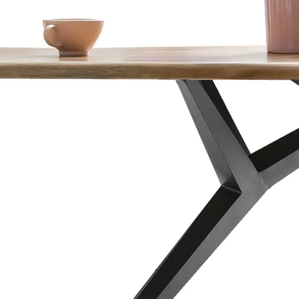 Wohnen Küchentische*Küchentisch aus Akazie & Eisen - Viorica