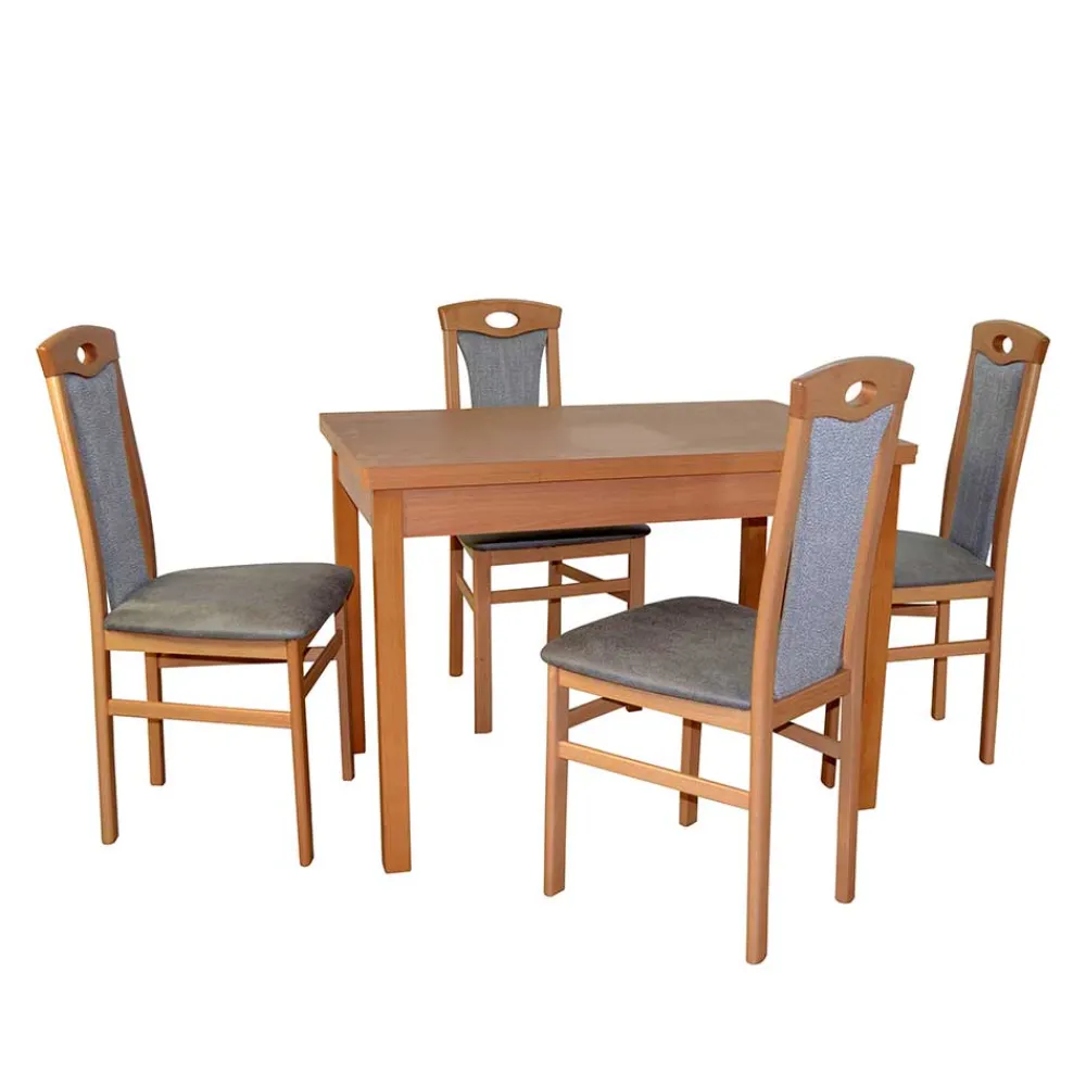 Wohnen Sitzgruppe|Küchen-Essgruppen*Küchentisch Gruppe klassisch - Sebastianna (fünfteilig)