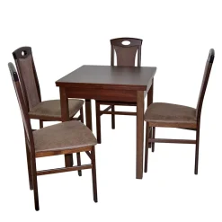 Wohnen Küchen-Essgruppen|Esszimmer Komplett*Küchentisch Kombination mit Stühlen - Bridge (fünfteilig)