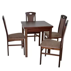 Wohnen Küchen-Essgruppen|Esszimmer Komplett*Küchentisch Kombination mit Stühlen - Bridge (fünfteilig)