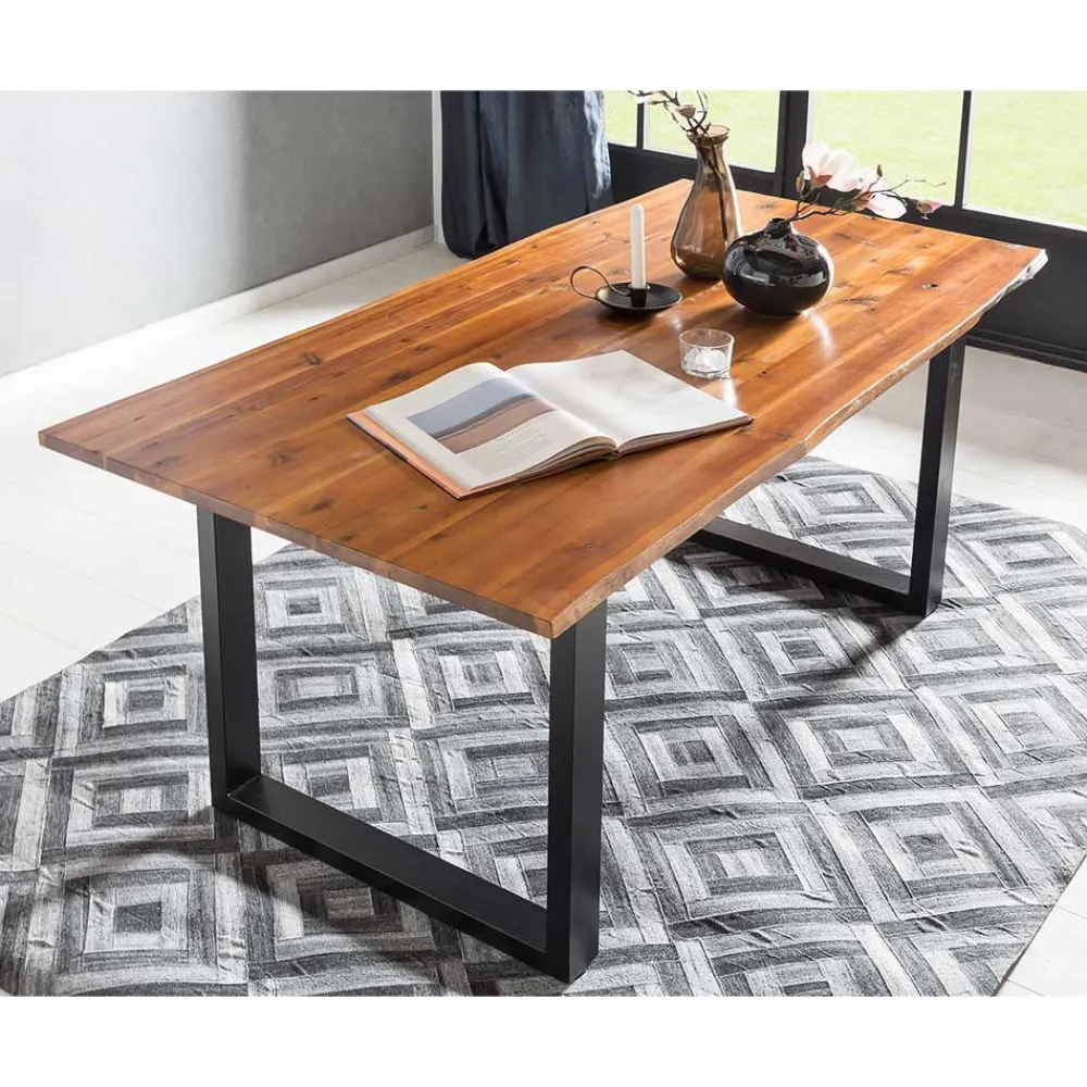 Wohnen Küchentisch mit Drehstühlen Set - Zyra (fünfteilig)