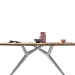 Wohnen Graue Möbel|Naturholzmöbel*Küchentisch mit Holzplatte Mango - Ciacova