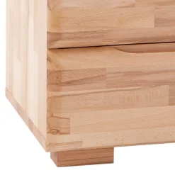 Wohnen Naturholzmöbel|Betten*Kernbuche Bett Issiaco und zwei Nachtschränke (dreiteilig)