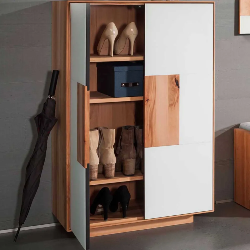 Wohnen Kernbuche Garderobenmöbel Kombi - Mandrey (fünfteilig)